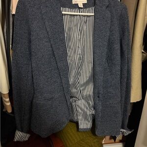 Old Navy Blue Blazer with Striped Lining